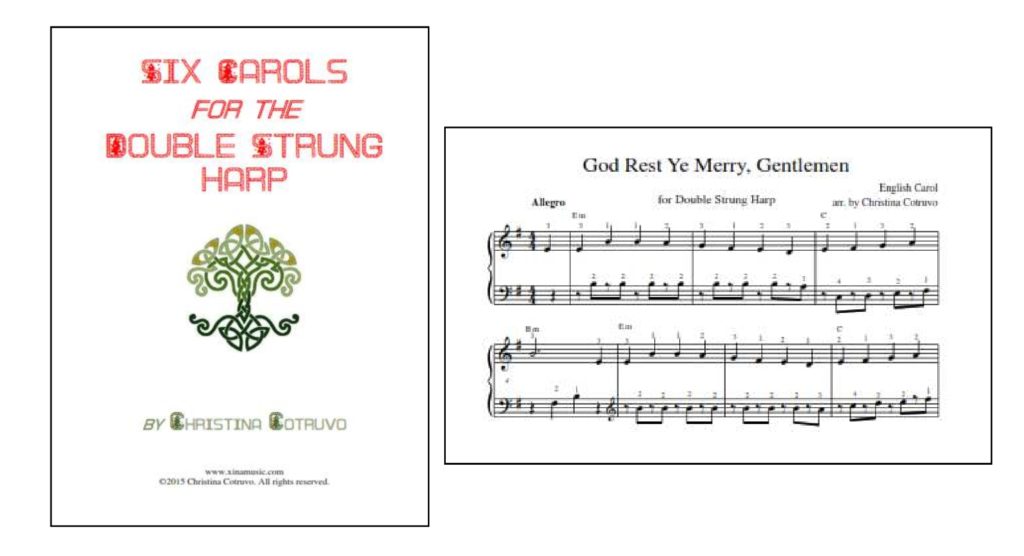 Six Carols cover and sheet music