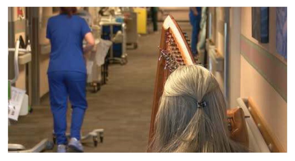 harp at hospital pic